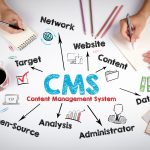 Cms Content Management Concept. The Meeting At The White Office